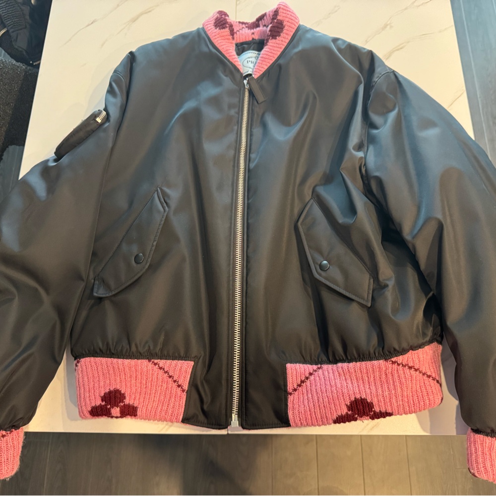 Prada Raf Simons re-nylon bomber jacket